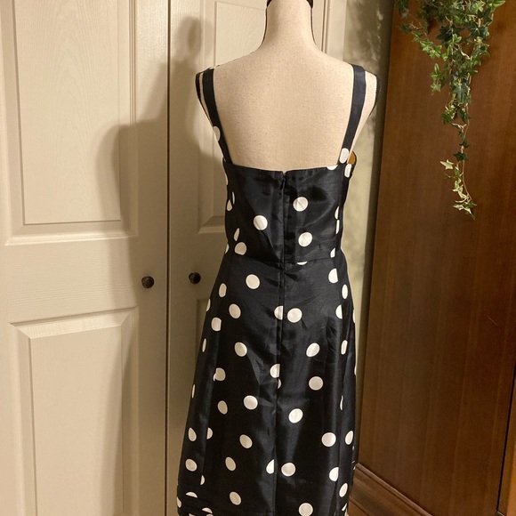Jessica Howard Navy / white dot dress size 16 - Picture 3 of 5